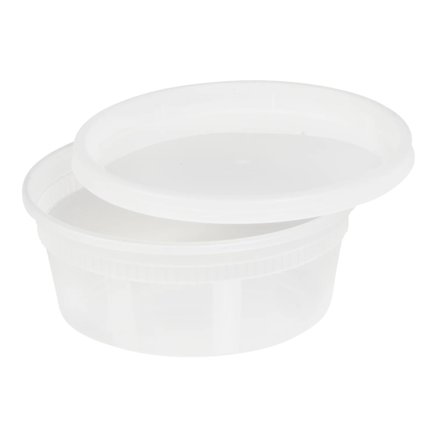 Container Plastic Deli Translucent With Lid - 240 x 8 oz - Delitainer - Packaging and Accessories - Restaurant Supplies and Equipment - Canadian Distribution - Image 2
