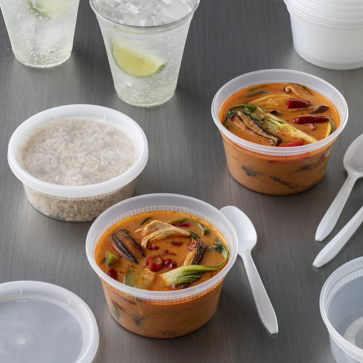 Container Plastic Deli Translucent With Lid - 240 x 8 oz - Delitainer - Packaging and Accessories - Restaurant Supplies and Equipment - Canadian Distribution - Image 7