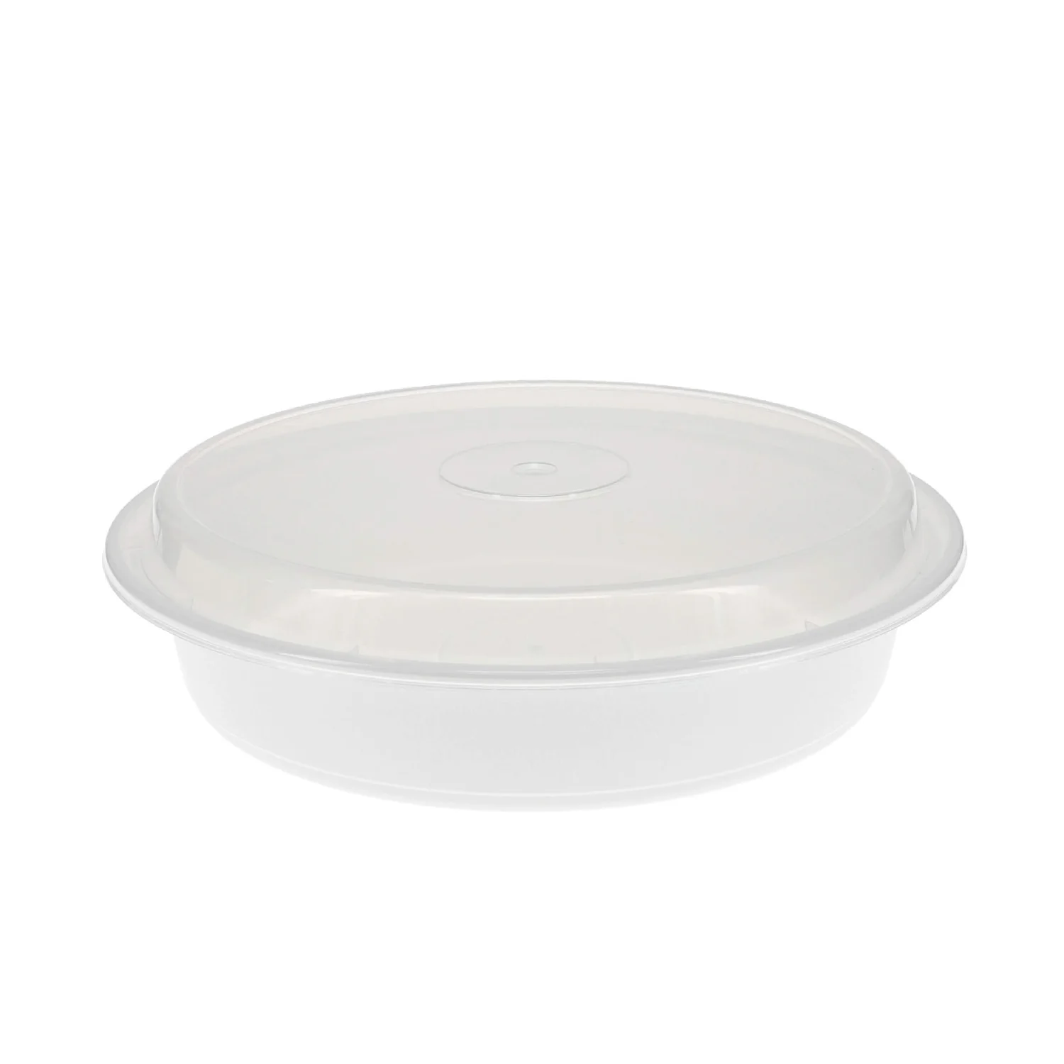 Container Plastic Round White with Lid - 150 x 48 oz - Versatainer - Packaging and Accessories - Restaurant Supplies and Equipment - Canadian Distribution - Image 2