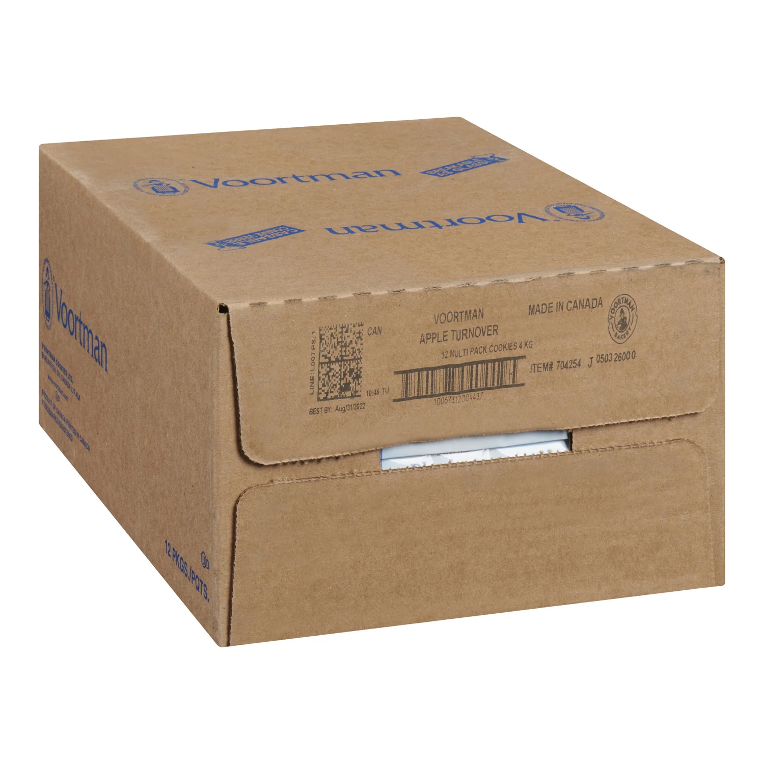 Cookie Apple Turnover - 12 x 300 g - Voortman - Restaurant and Foodservice Ingredients - Canadian Distribution - Ships Free Within Canada on Orders Above CAD $199 - Image 2