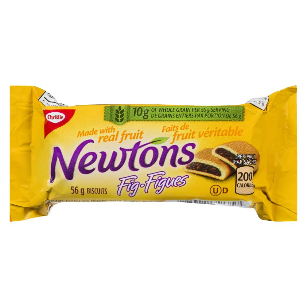 Cookie Fig Newton - 40 x 56 g - Christie - Restaurant and Foodservice Ingredients - Canadian Distribution - Ships Free Within Canada on Orders Above CAD $199