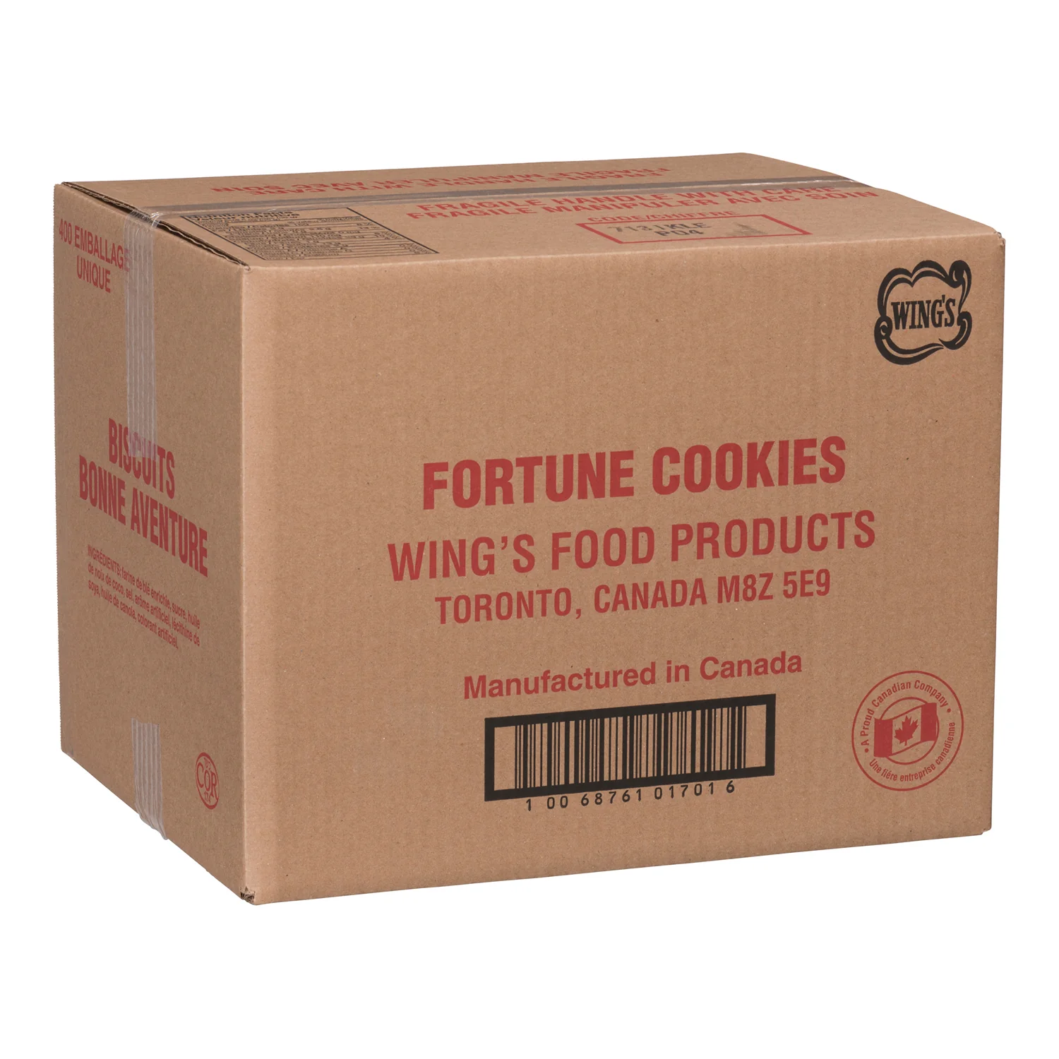 Cookie Fortune Individually Wrapped - 1 x 400 count - Wings Food Prod - Restaurant and Foodservice Ingredients - Canadian Distribution - Ships Free Within Canada on Orders Above CAD $199 - Image 2