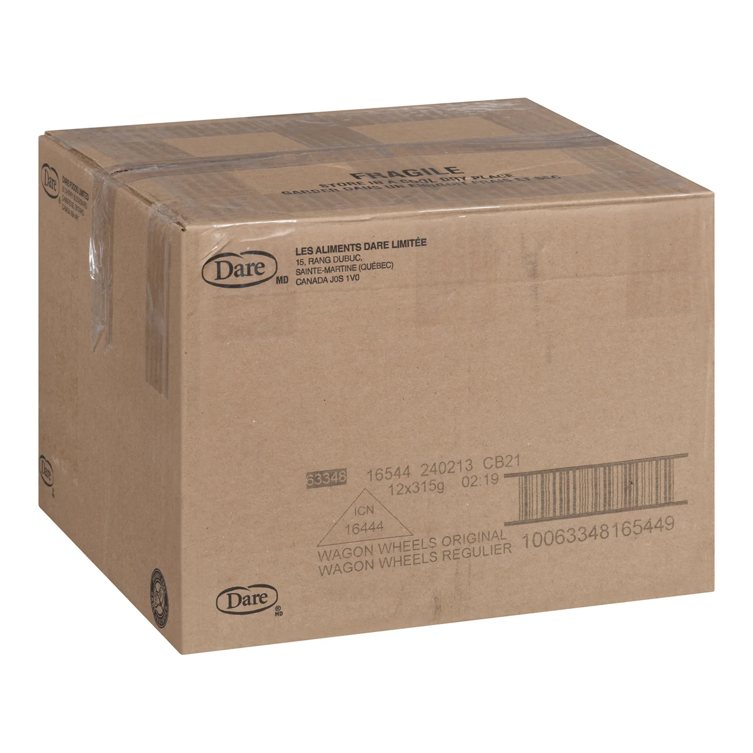 Cookie Original Wagon Wheel - 12 x 315 g - Dare - Restaurant and Foodservice Ingredients - Canadian Distribution - Ships Free Within Canada on Orders Above CAD $199 - Image 3