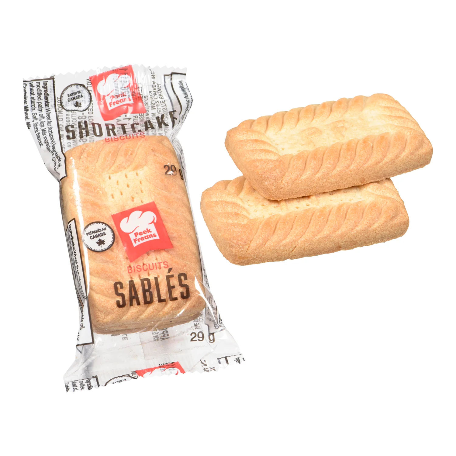 Cookie Shortcake - 200 count - Peek Frean - Restaurant and Foodservice Ingredients - Canadian Distribution - Ships Free Within Canada on Orders Above CAD $199