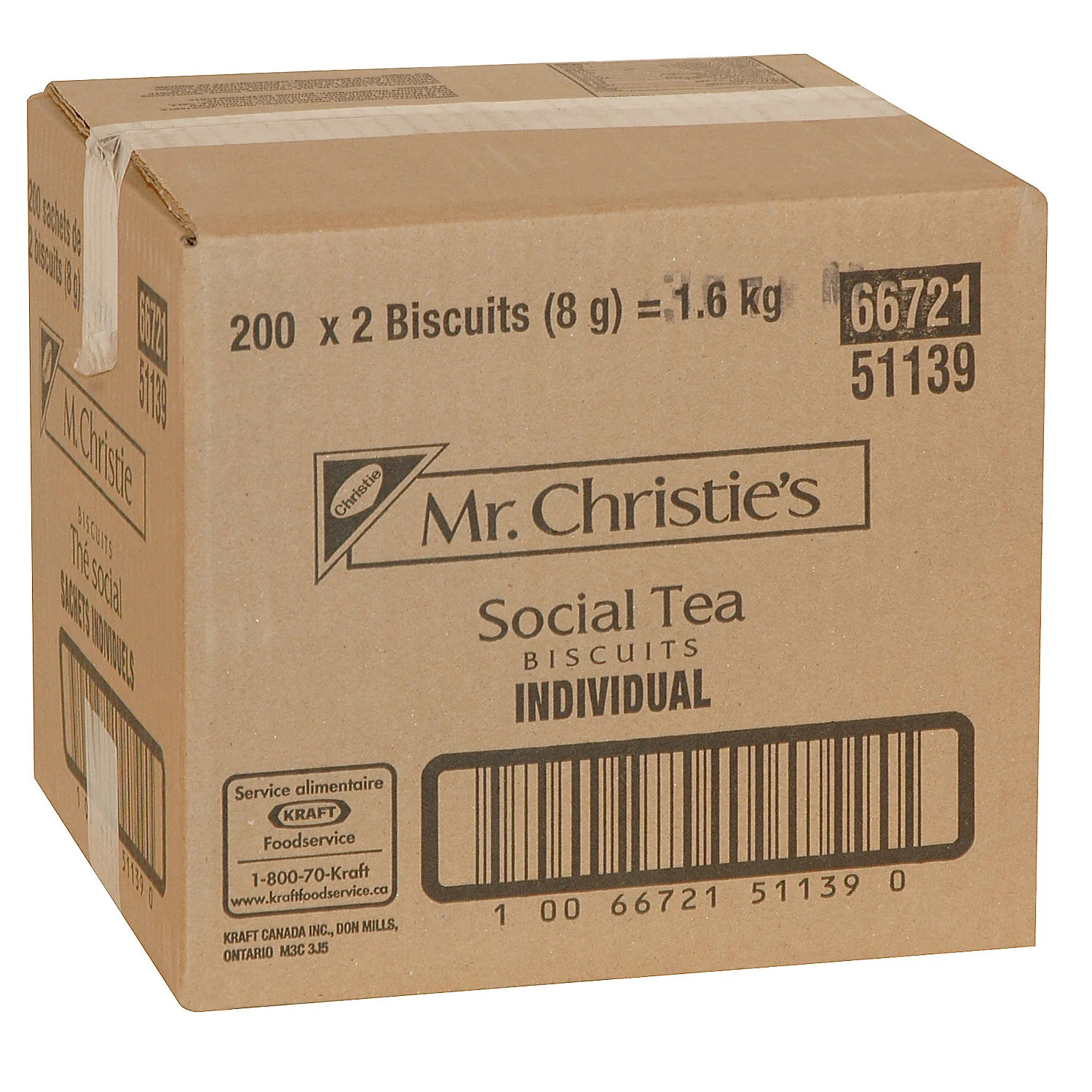 Cookie Tea Social - 200 x 2 count - Christie - Restaurant and Foodservice Ingredients - Canadian Distribution - Ships Free Within Canada on Orders Above CAD $199 - Image 2