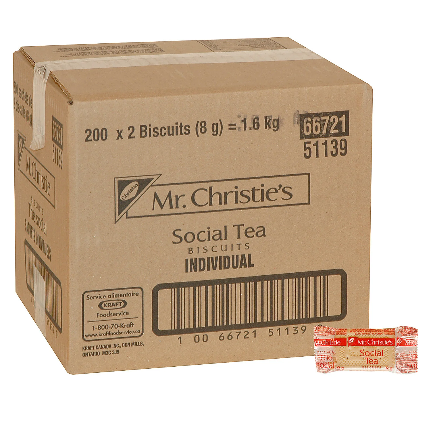 Cookie Tea Social - 200 x 2 count - Christie - Restaurant and Foodservice Ingredients - Canadian Distribution - Ships Free Within Canada on Orders Above CAD $199 - Image 3