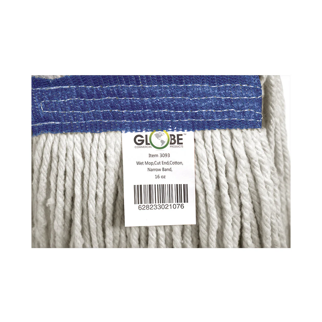 Cot-Pro® Cotton Narrow Band Wet Cut End Mop - Sold By The Case - Image 3