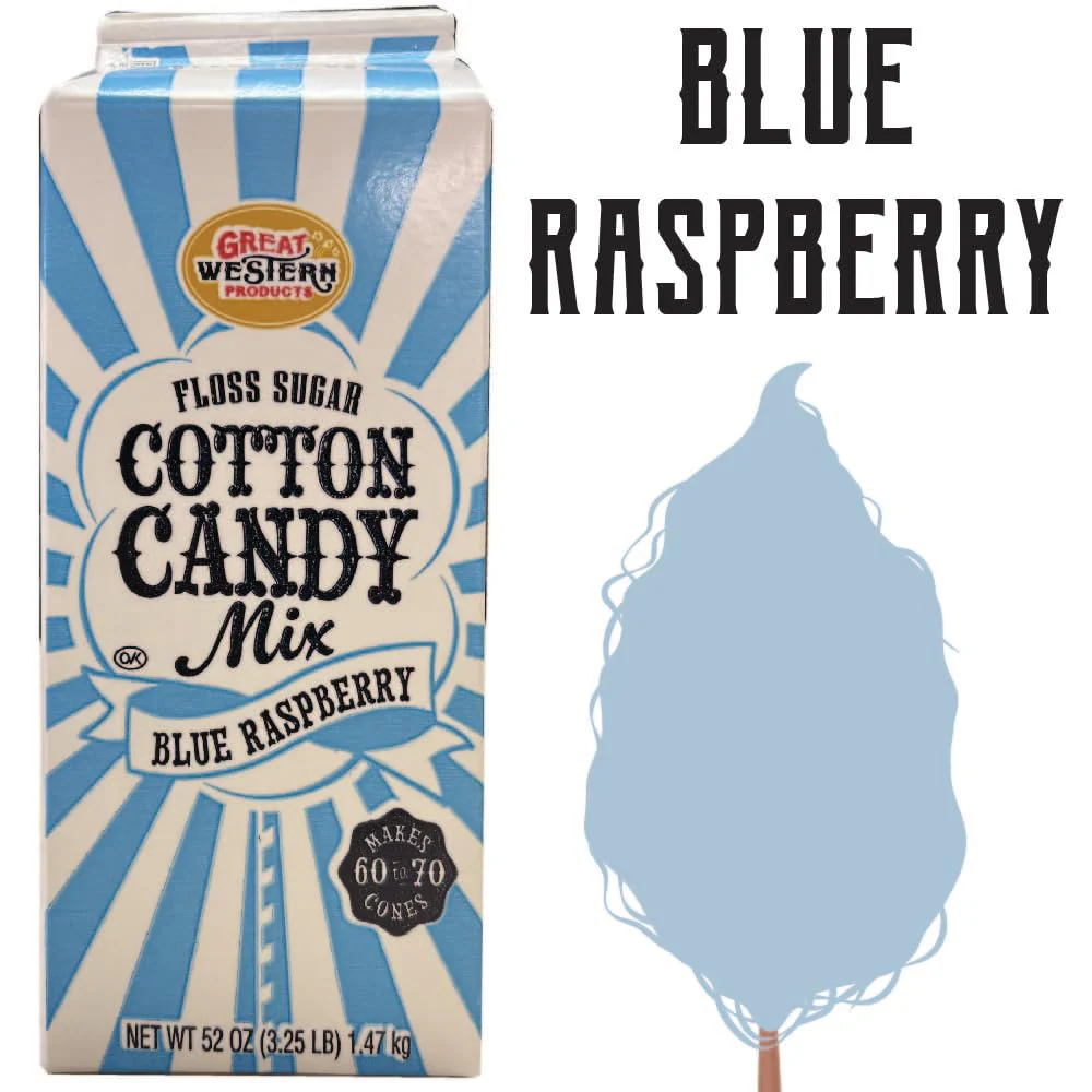 Cotton Candy Floss Sugar โ Floss Sugar โ 6 Flavours โ 6 Pack / 3.25lb โ Makes ~420 Cones - Canadian Distribution - Ships Free Within Canada on Orders Above CAD $199 - Image 3