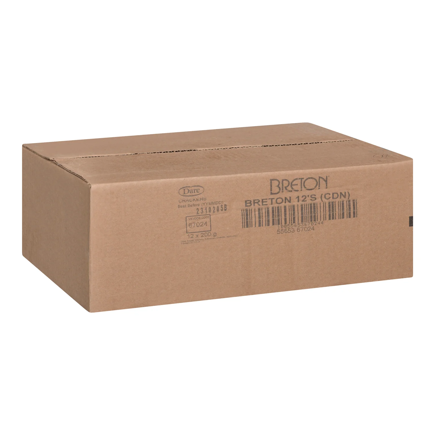 Cracker Breton Original - 12 x 200 g - Dare - Restaurant and Foodservice Ingredients - Canadian Distribution - Ships Free Within Canada on Orders Above CAD $199 - Image 2