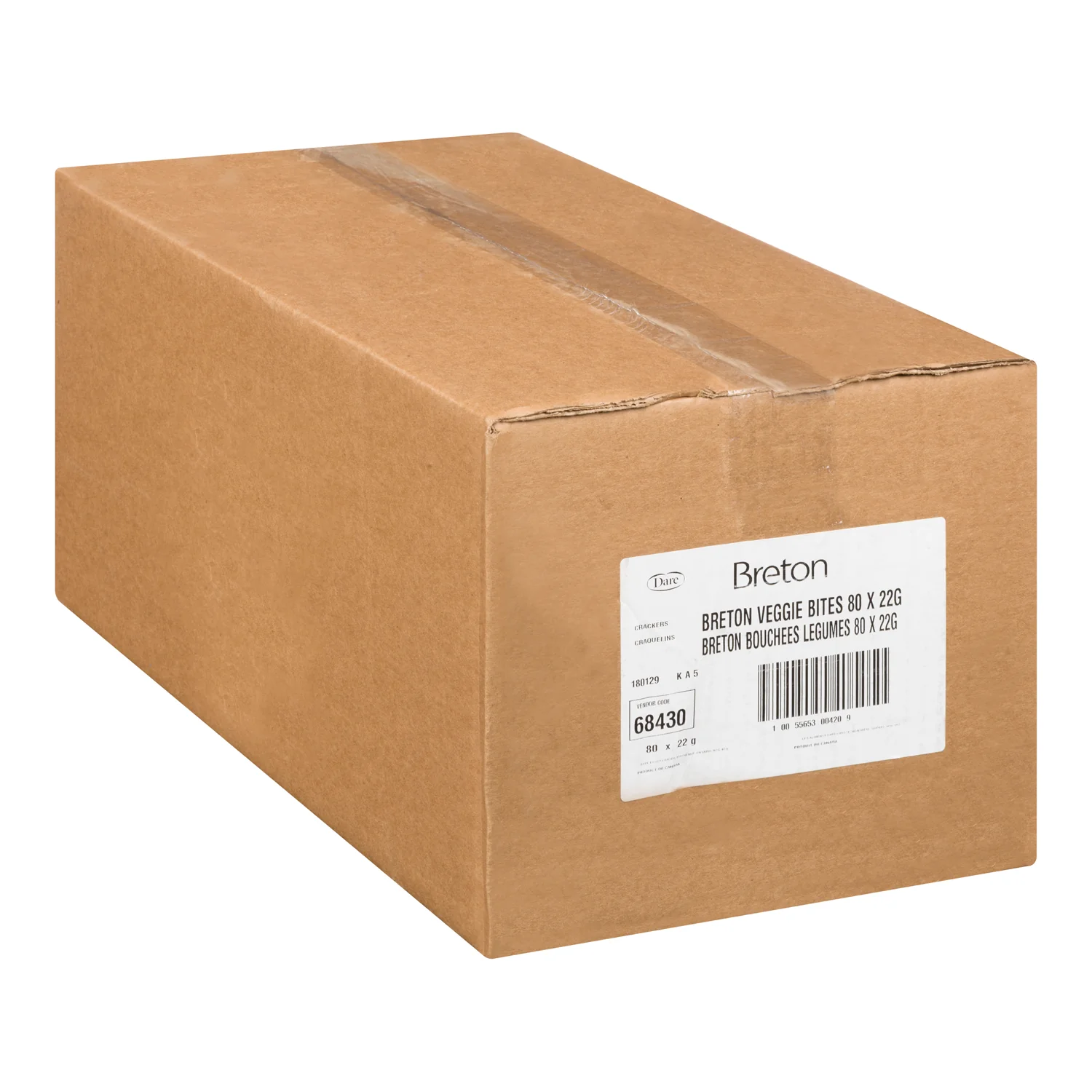 Cracker Breton Veggie Bites - 80 x 22 g - Dare - Restaurant and Foodservice Ingredients - Canadian Distribution - Ships Free Within Canada on Orders Above CAD $199 - Image 2