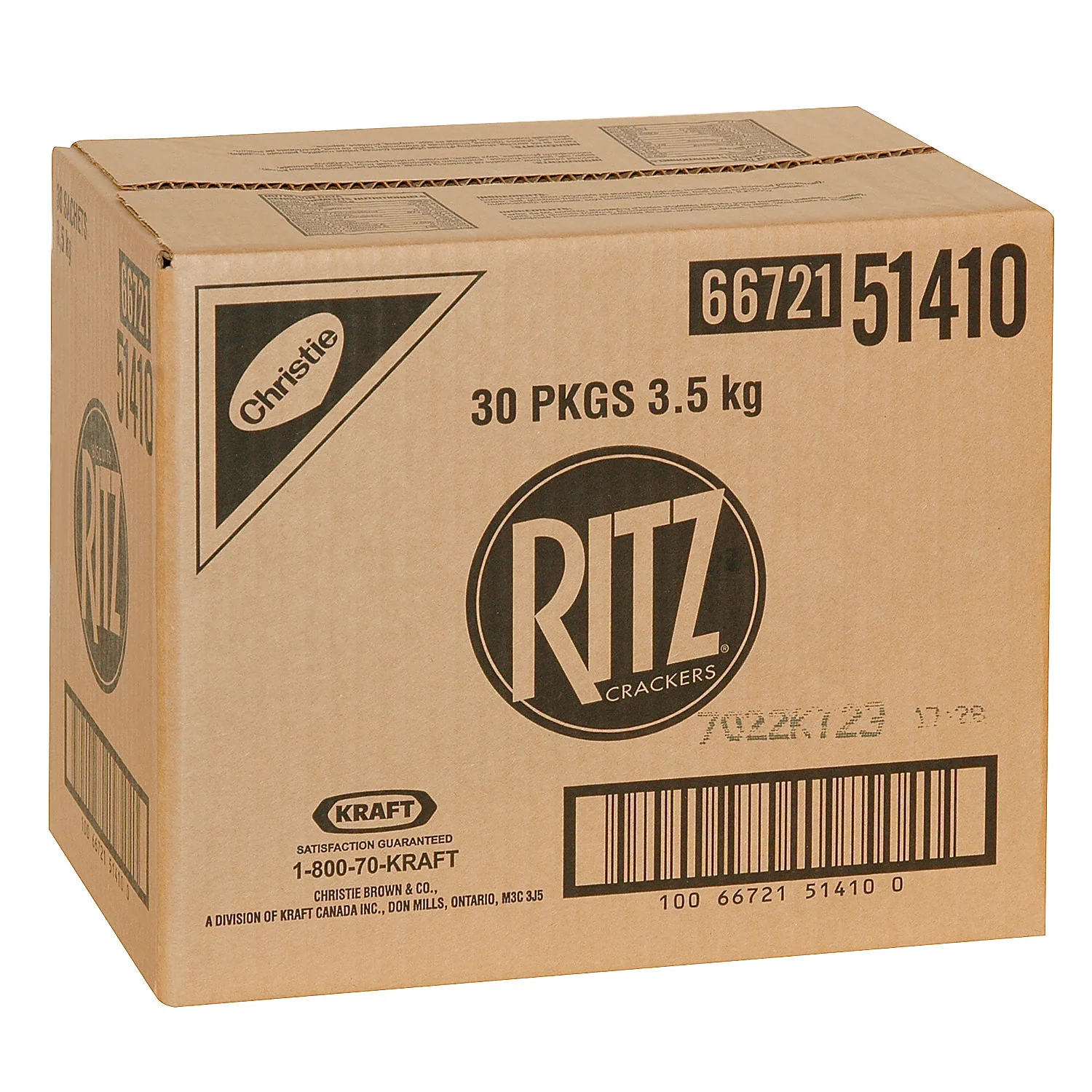 Cracker Ritz Bulk - 1 x 3.5 kg - Christie - Restaurant and Foodservice Ingredients - Canadian Distribution - Ships Free Within Canada on Orders Above CAD $199 - Image 2