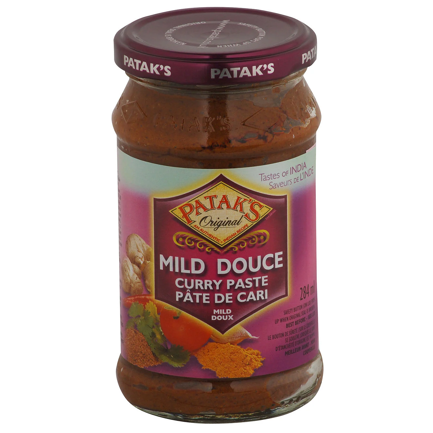Curry Paste Mild - 6 x 284 mL - Pataks - Restaurant and Foodservice Ingredients - Canadian Distribution - Ships Free Within Canada on Orders Above CAD $199 - Image 2