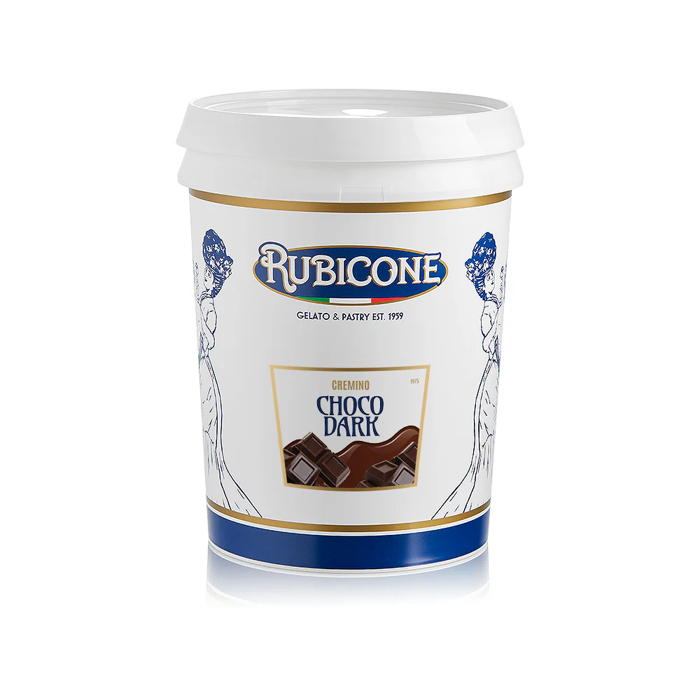 "PRE-ORDER" Dark Chocolate Spreadable Filling Cream - Cremino Choco Dark - 5 KG Bucket - Rubicone Canada - Ships Free Within Canada on Orders Above CAD $199 - Image 2
