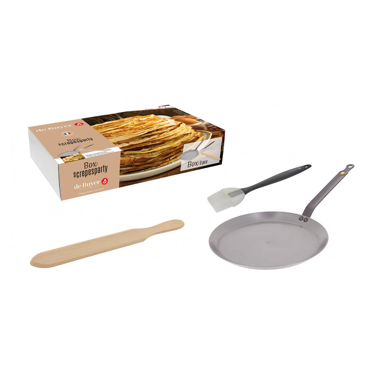 DE BUYER Crepes Party 3-piece Box Set - Canadian Distribution