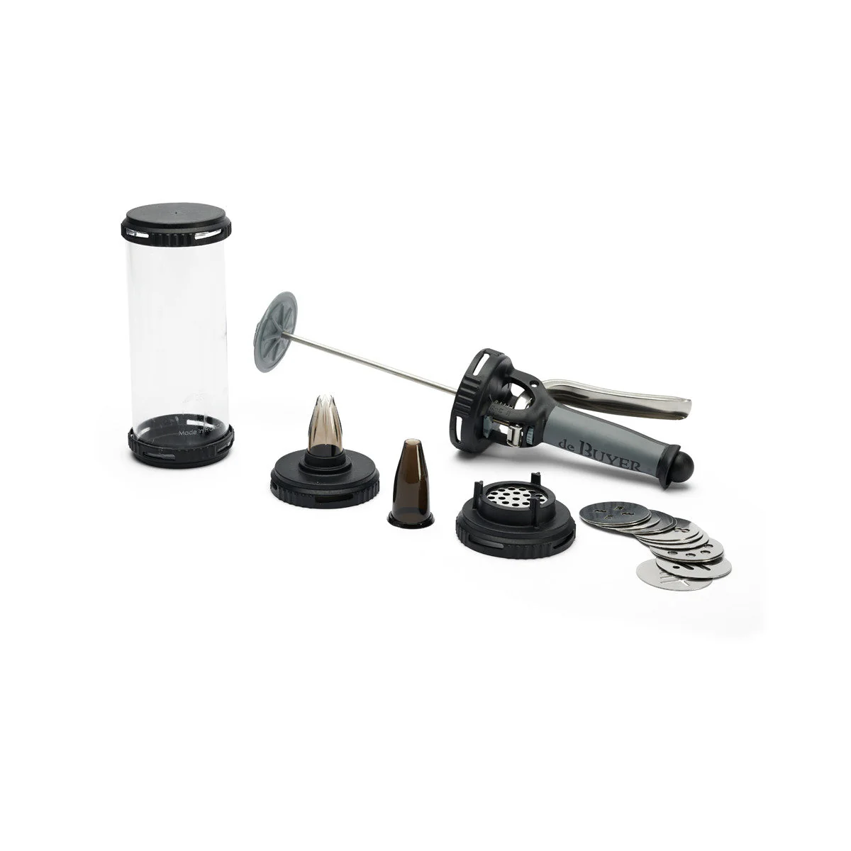 DE BUYER Le Tube Pastry Syringe Set with Piping Tips and Cookie Discs - Canadian Distribution - Image 6