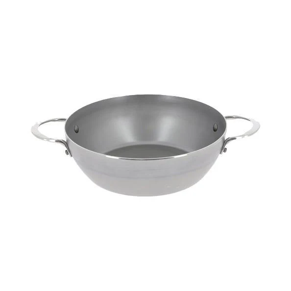 DE BUYER Mineral B Country Frypan with 2 Handles, 9.5"/24cm - Canadian Distribution