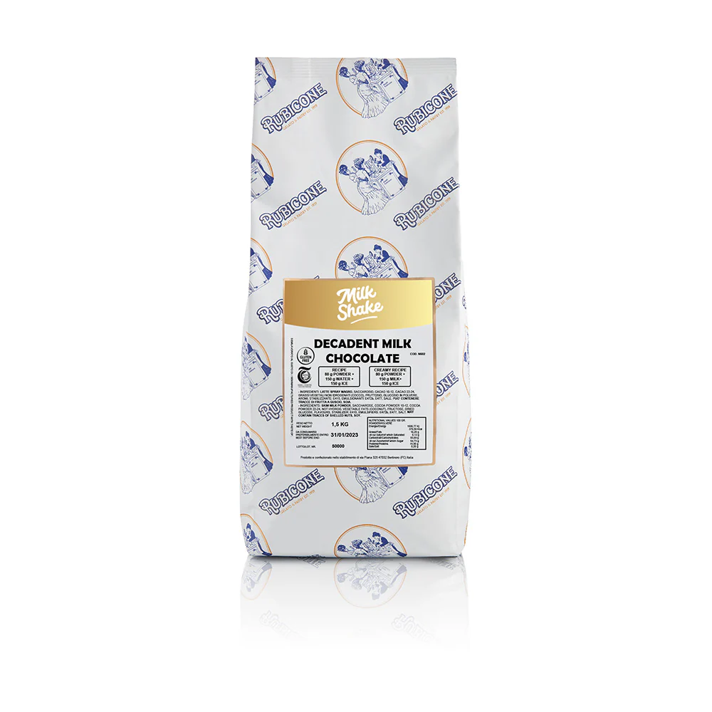 Decadent Milk Chocolate Milkshake Mix - Case of 4 x 1.5 KG bags - Rubicone Canada - Ships Free Within Canada on Orders Above CAD $199 - Image 2