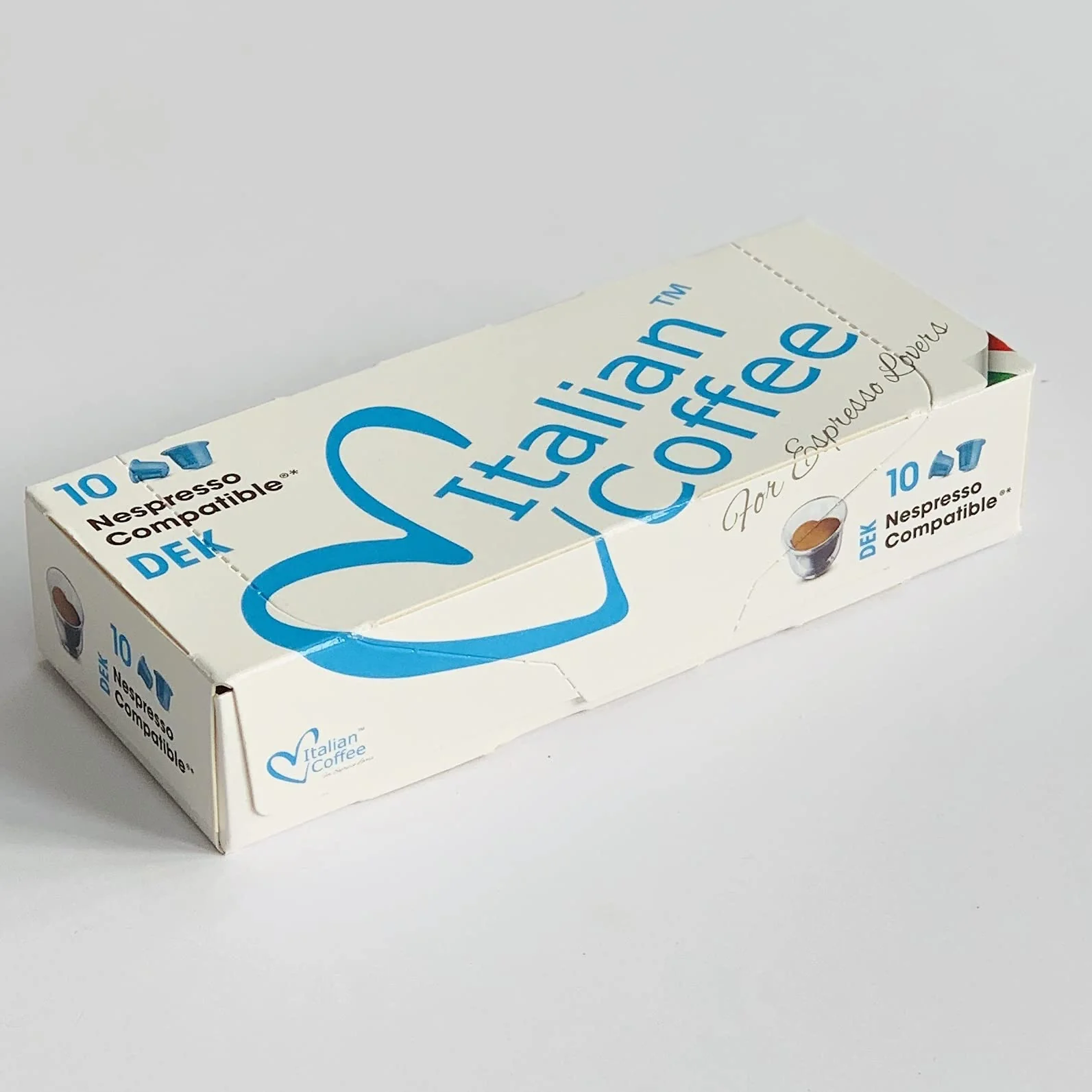 Delicitaly – Italian Espresso Capsules – Decaffeinated – 100 Pods - Canadian Distribution - Ships Free Within Canada on Orders Above CAD $199