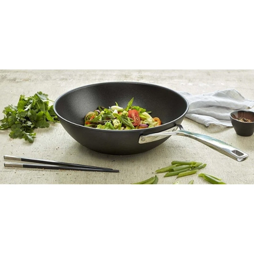 DEMEYERE Alu Pro Induction Non Stick Wok, 12"/30cm - Canadian Distribution - Image 6