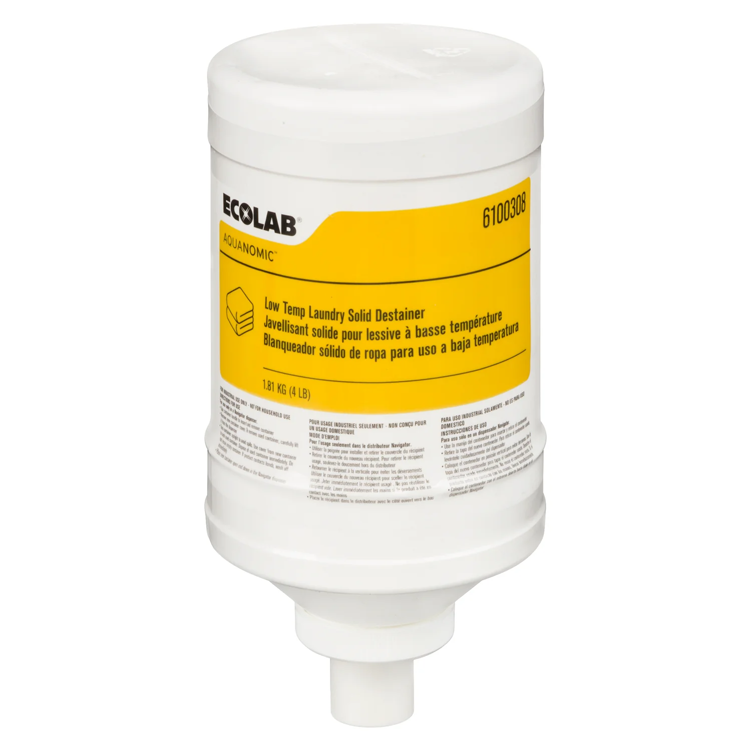 Destainer Laundry Solid Aquanomic - 2 x 4 lb - Ecolab - Packaging and Accessories - Restaurant Supplies and Equipment - Canadian Distribution