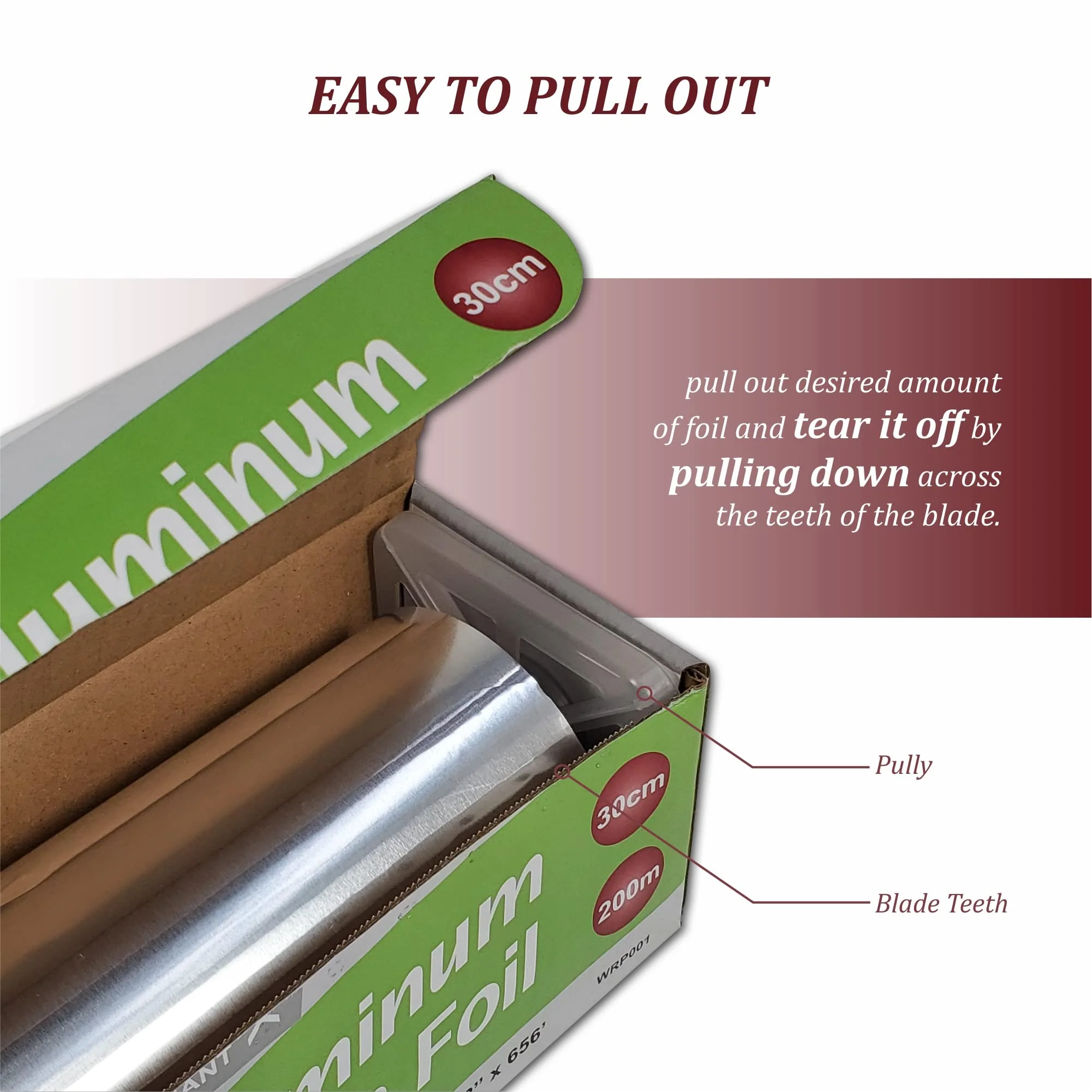 Rhino-Foil - 12" Aluminium Foil Roll - 200M - Image 2