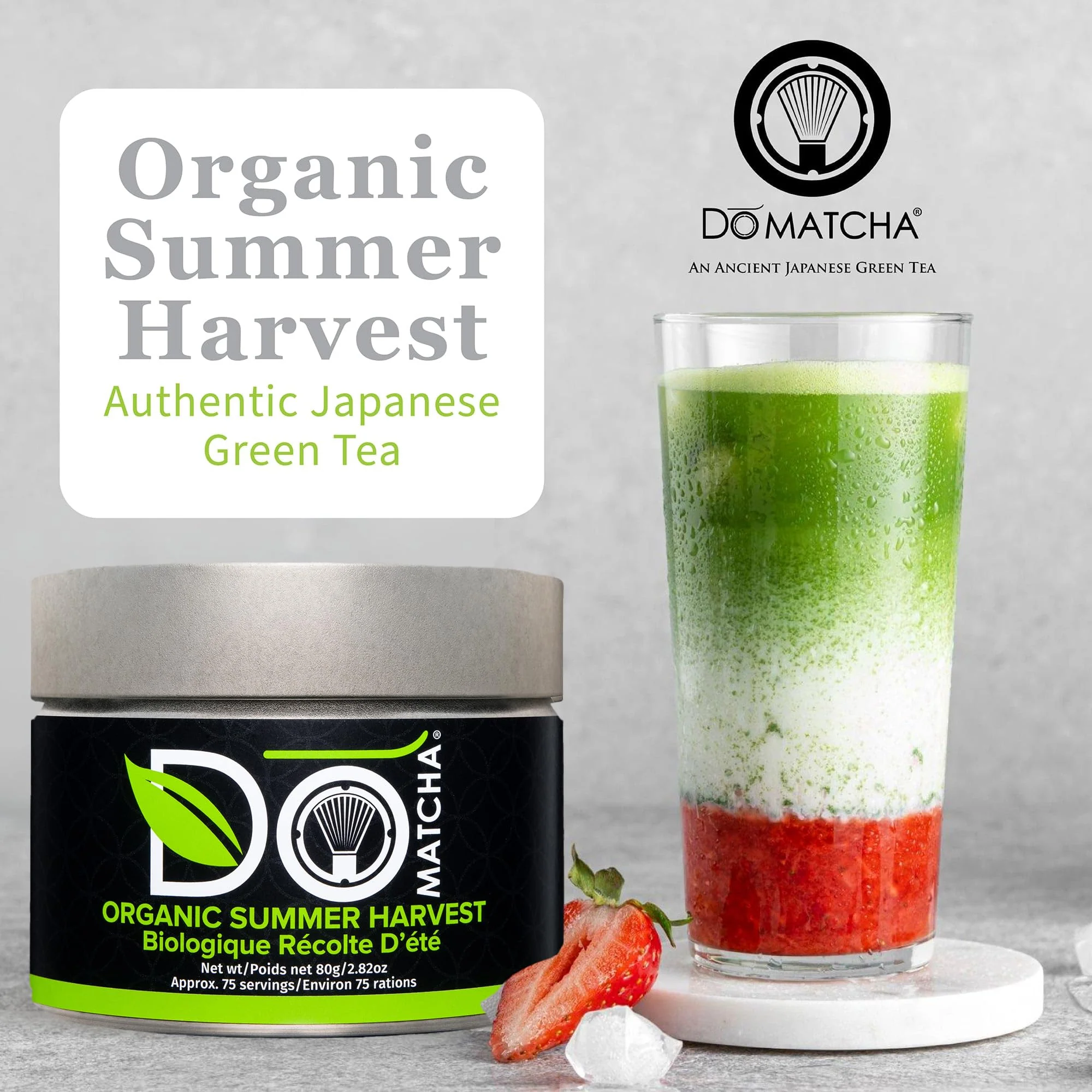 DoMatcha โ Matcha Powder โ Organic Summer Harvest โ 80g Tin - Canadian Distribution - Ships Free Within Canada on Orders Above CAD $199 - Image 9