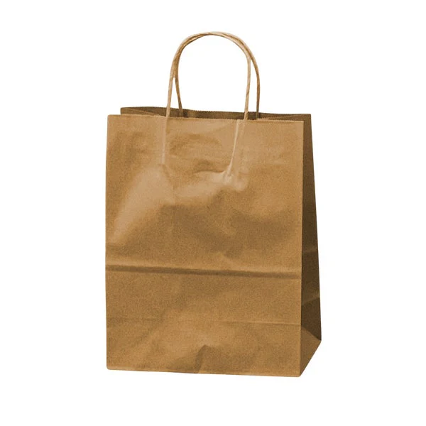 Dorfin – Kraft Paper Shopping Bags #1 - Pack of 250  - Disposables, Restaurant Packaging and Take-Out Supplies - Canadian Distribution - Ships Free Within Canada on Orders Above CAD $199