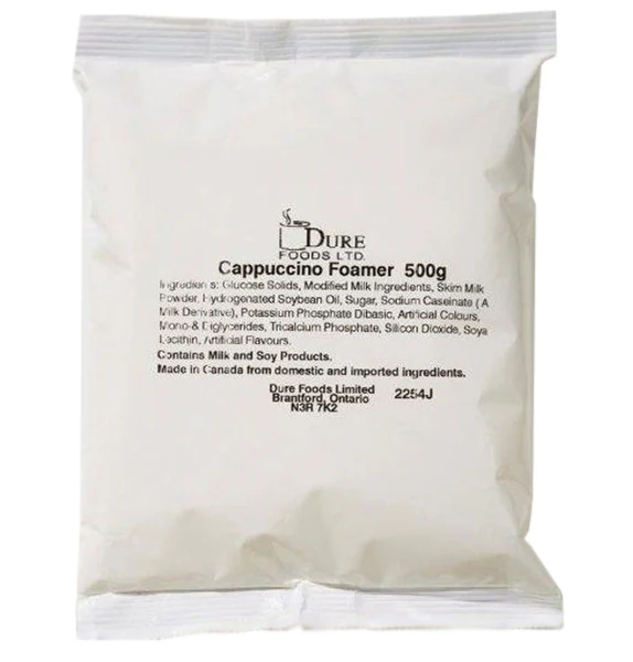 Dure Foods - Cappuccino Foamer - 20 x 500gr. per case - Ships Free Within Canada on Orders Above CAD $199