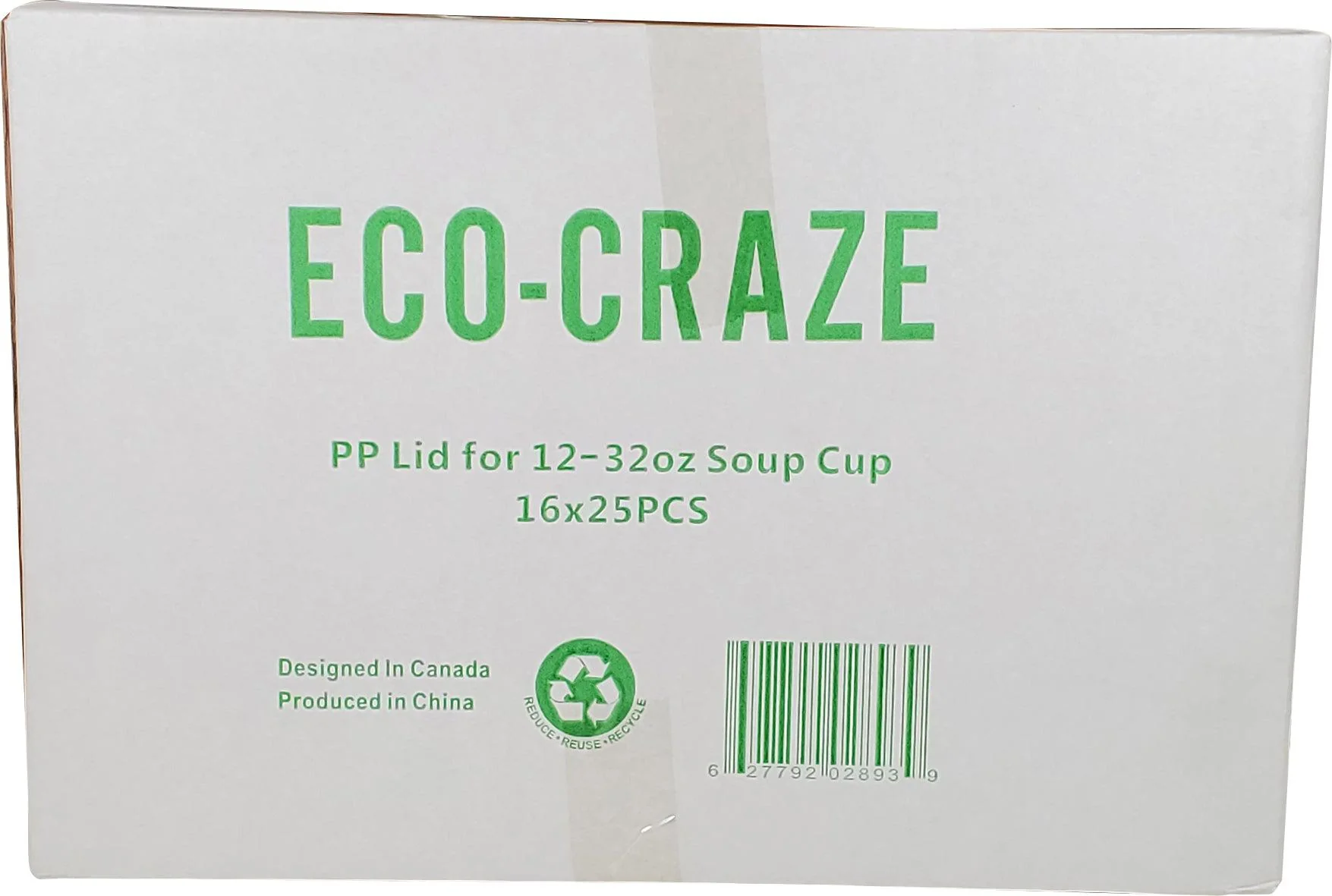 Eco-Craze - Plastic Lid for 10-32oz Soup Bowl - 16 x 25 count - Image 2