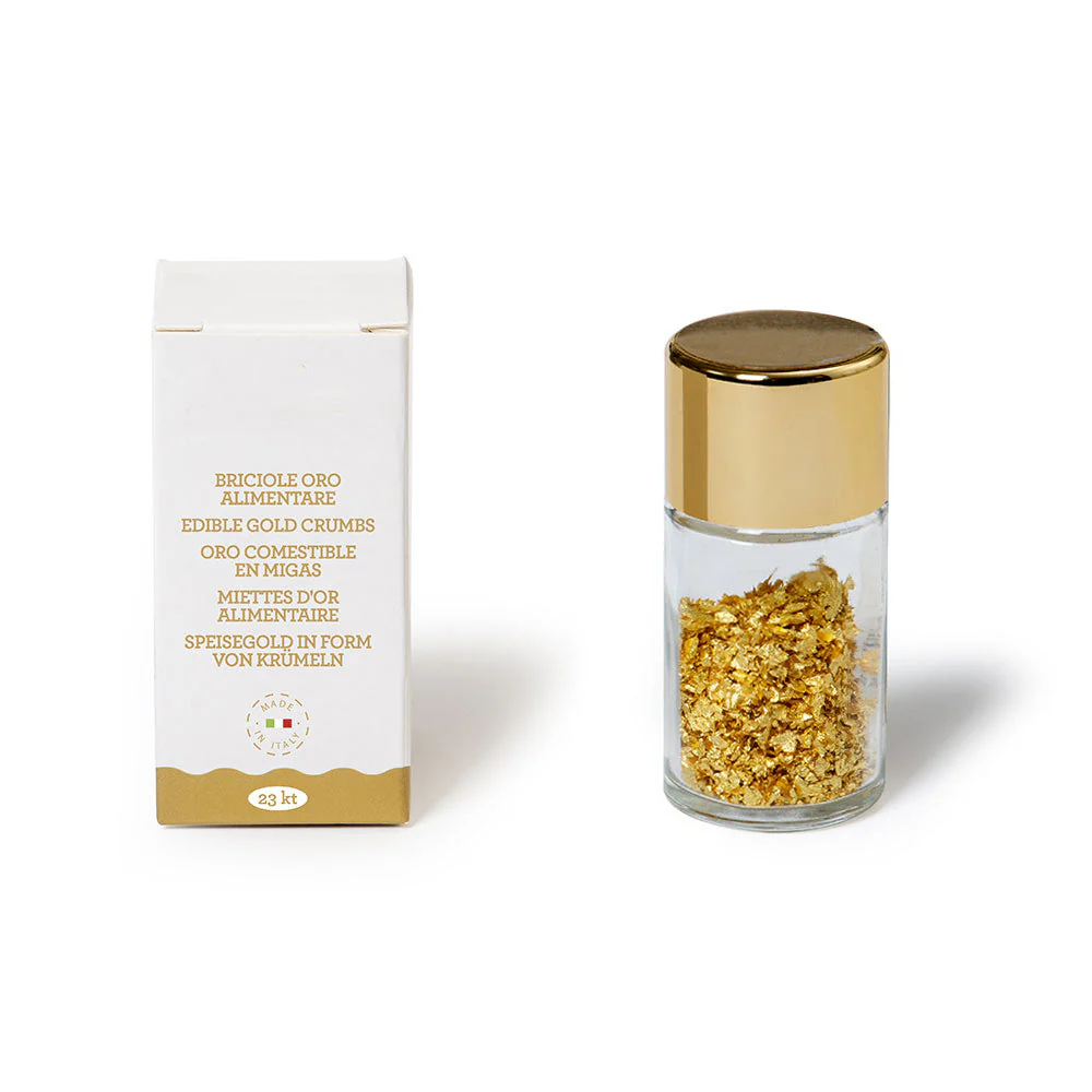 Edible Gold Crumbs – 23K Genuine, 125mg - Canadian Distribution - Ships Free Within Canada on Orders Above CAD $199 - Image 2