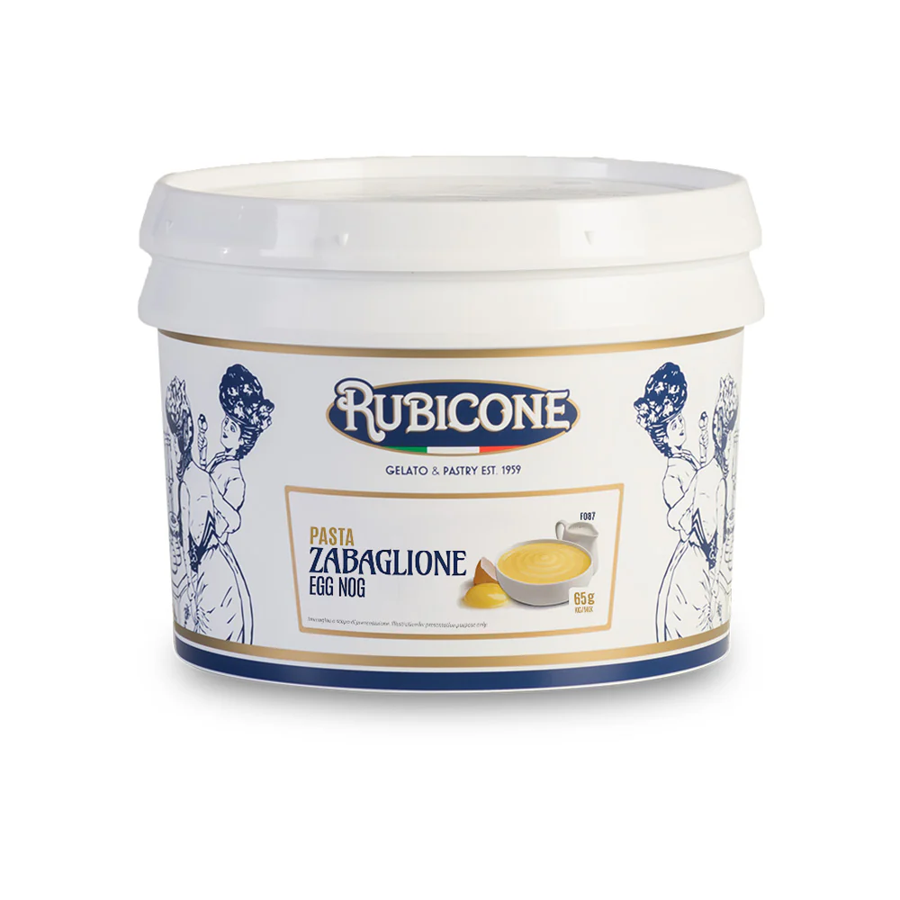 "PRE-ORDER" Eggnog (Zabaglione) Paste - Classic Gelato Pastes - Case of 2 x 3 KG Buckets - Rubicone Canada - Ships Free Within Canada on Orders Above CAD $199 - Image 2