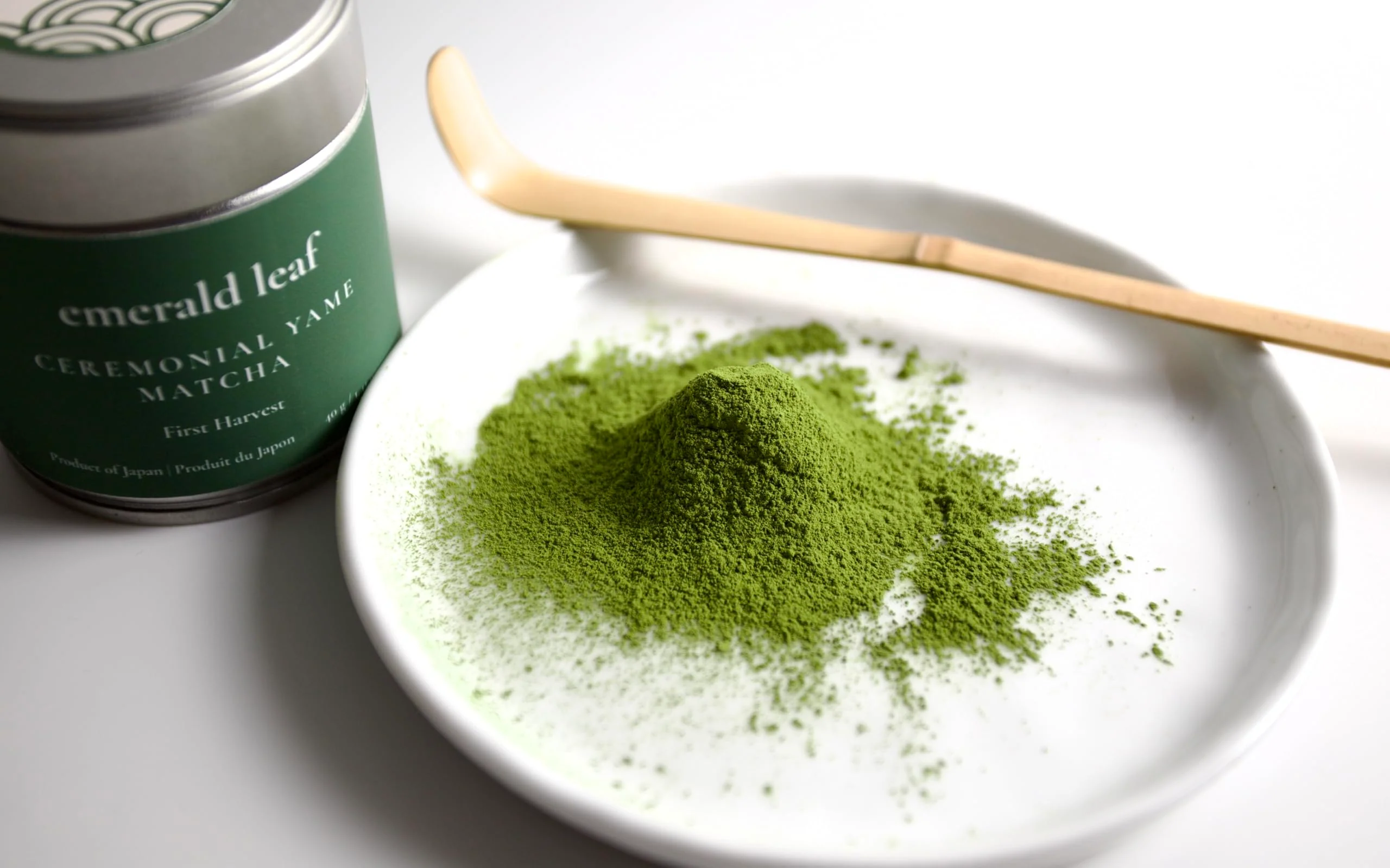 Emerald Leaf โ Ceremonial Matcha โ First Harvest โ 40g โ Unsweetened no additives - Canadian Distribution - Ships Free Within Canada on Orders Above CAD $199 - Image 2