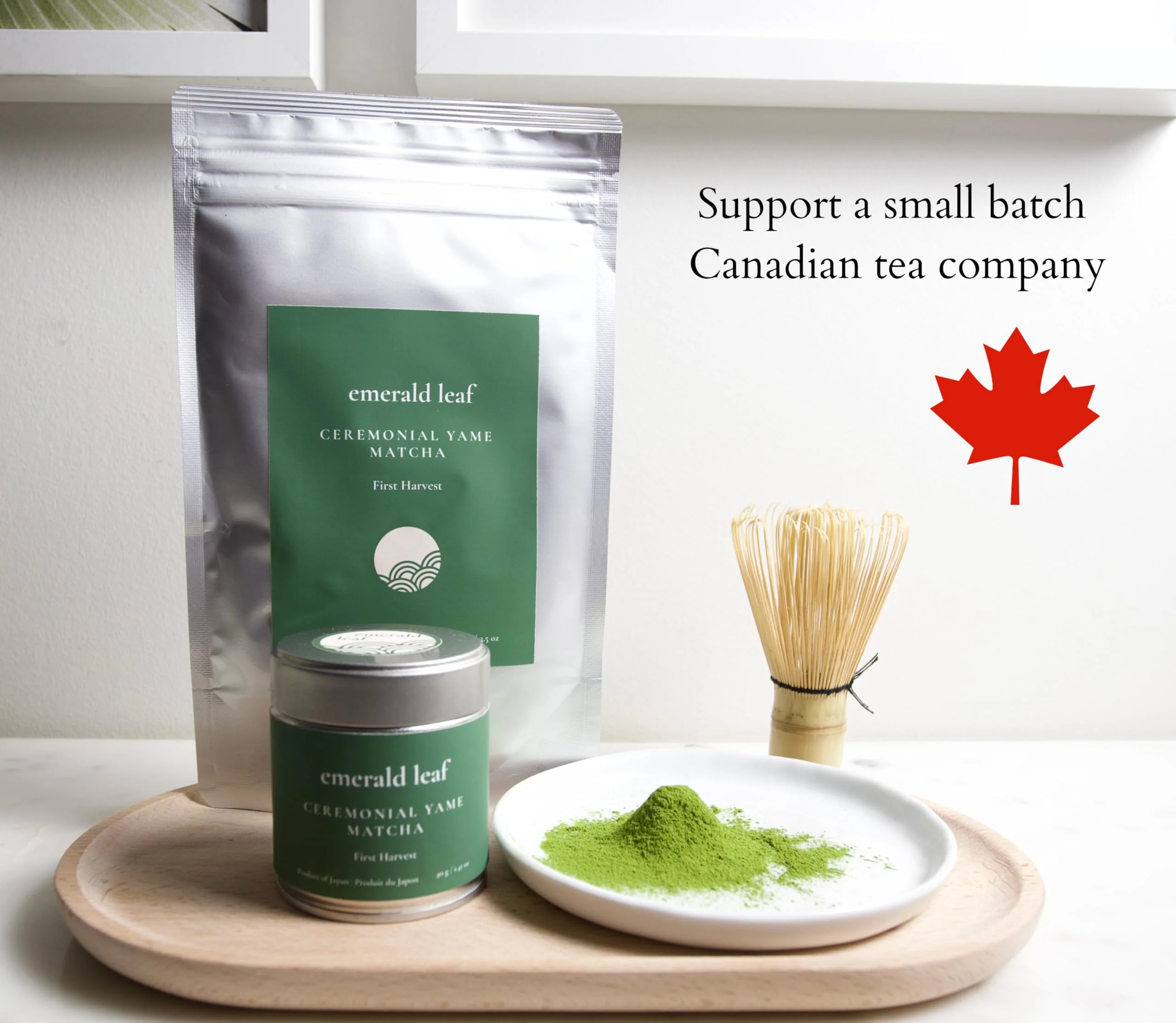 Emerald Leaf โ Ceremonial Matcha โ First Harvest โ 40g โ Unsweetened no additives - Canadian Distribution - Ships Free Within Canada on Orders Above CAD $199 - Image 3