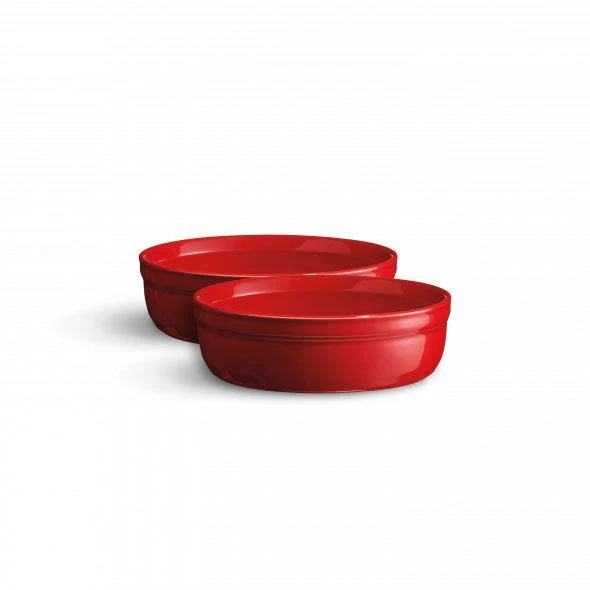 EMILE HENRY Ceramic Crème Brûlée Ramekins, Set of 2 - Canadian Distribution - Ships Free Within Canada on Orders Above CAD $199