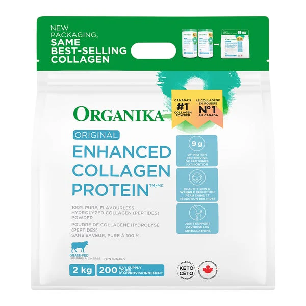 Enhanced Collagen - 2kg - Organika - Health and Wellness - Canadian Distribution - Ships Free Within Canada on Orders Above CAD $199