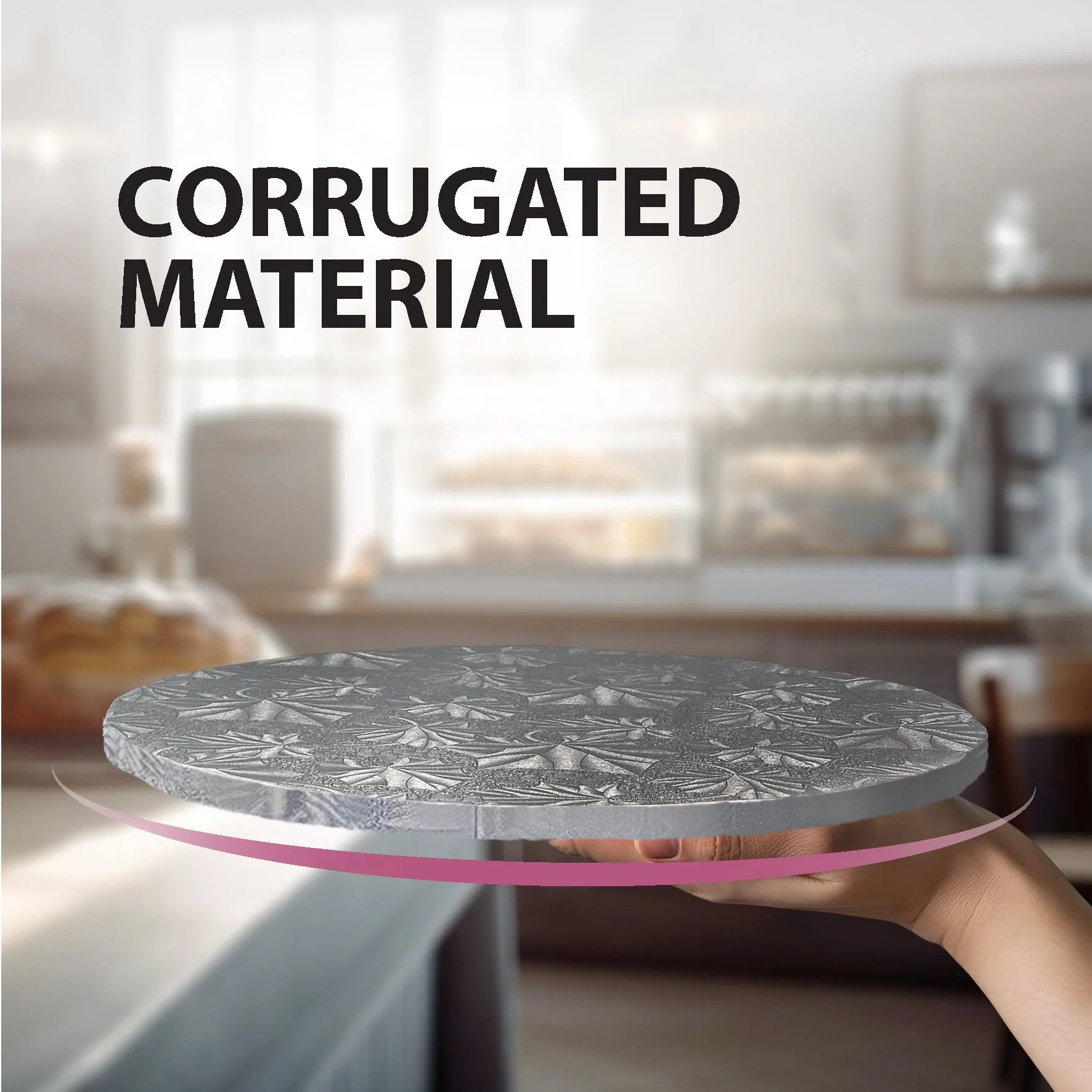 Enjay - Cake Board - Round - Silver - 10x1/2 - Image 7