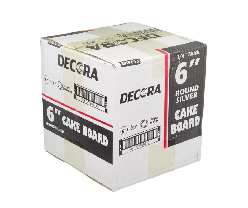 Decora - Cake Board - Round - Silver - 6x1/4 - Image 7