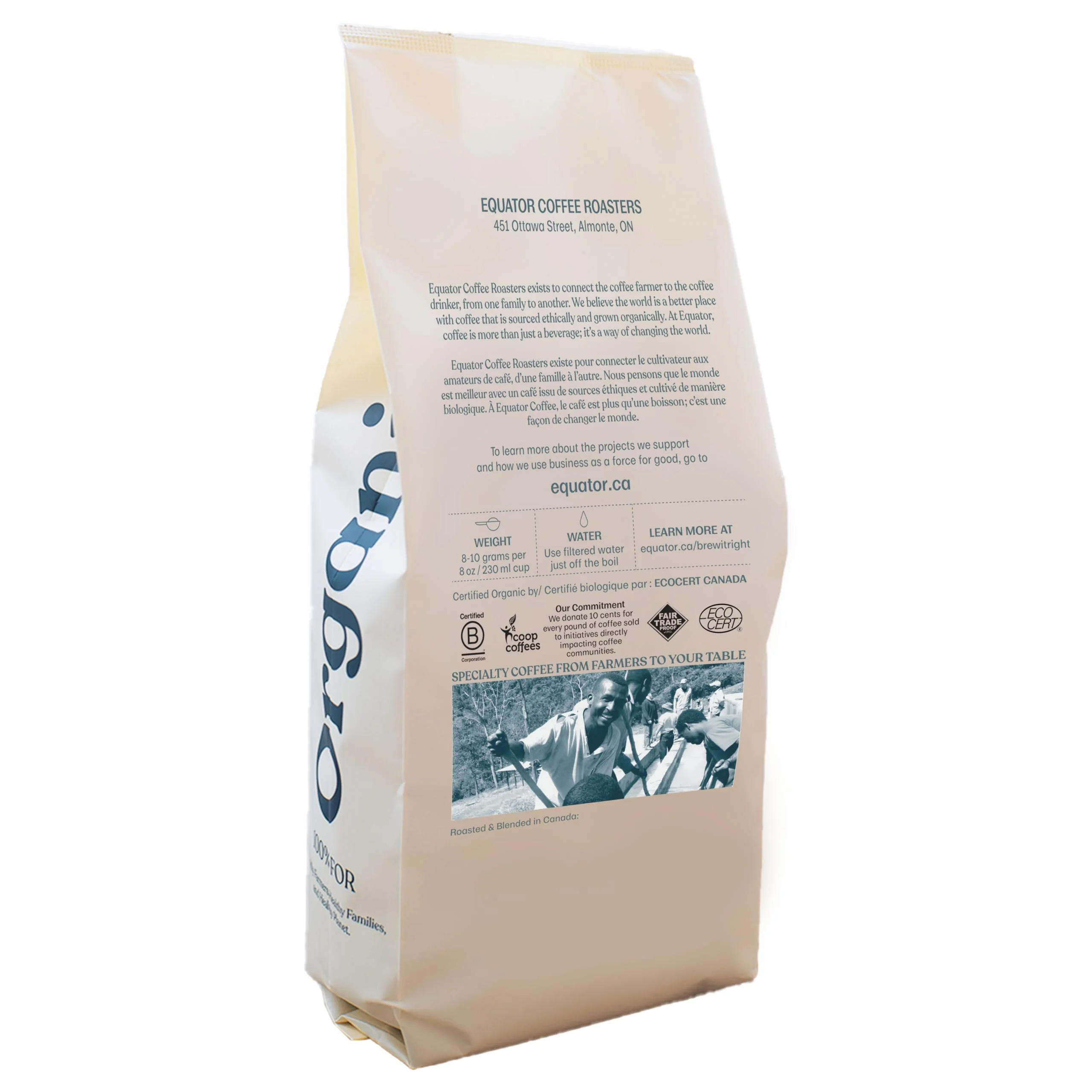 Equator Coffee Roasters – North Star Espresso Blend – Cocoa and Dark Cherry – 12oz – Organic - Canadian Distribution - Ships Free Within Canada on Orders Above CAD $199 - Image 12