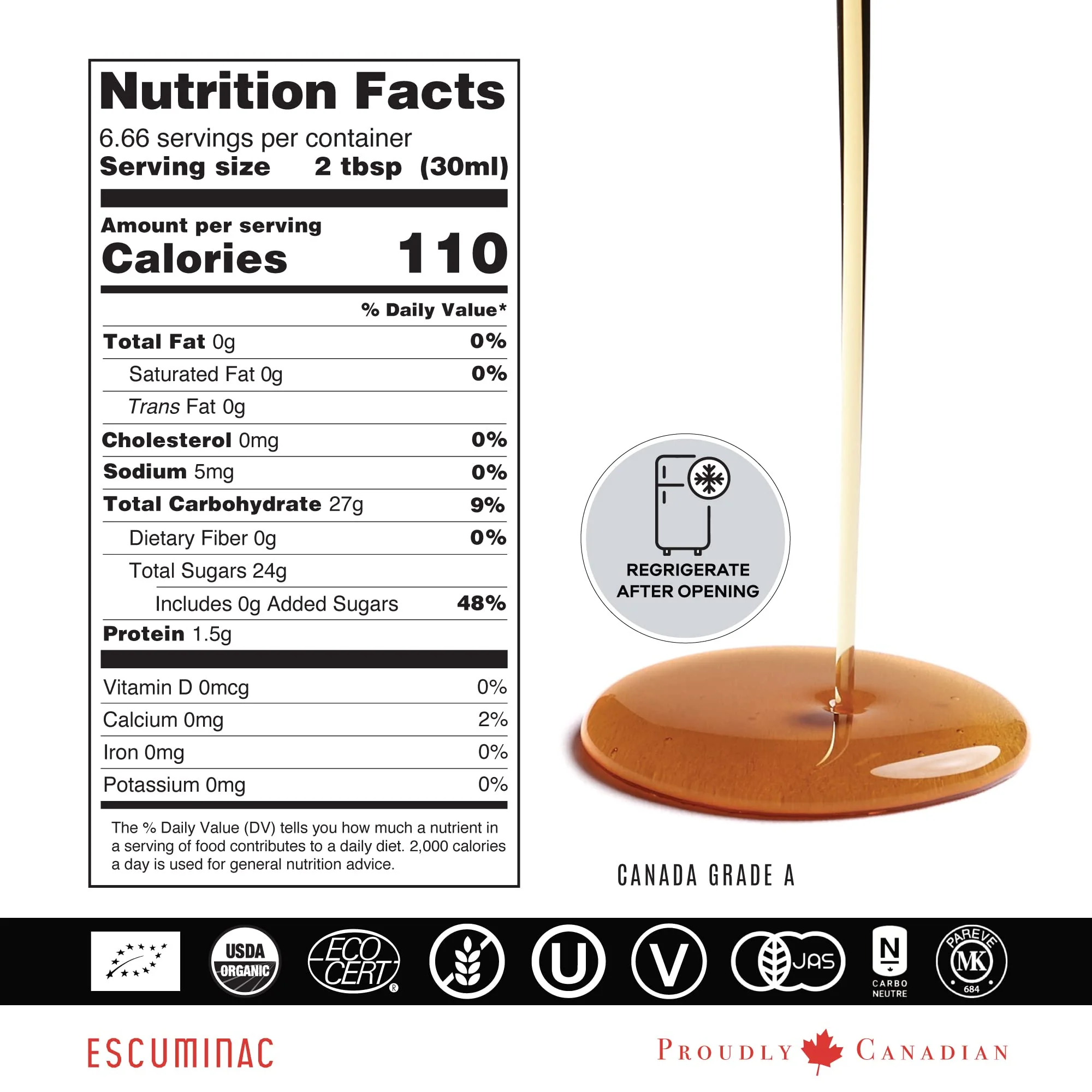 Escuminac โ Maple Syrup Gift Set โ Amber to Dark โ 3 ร 200mL - Canadian Distribution - Ships Free Within Canada on Orders Above CAD $199 - Image 9