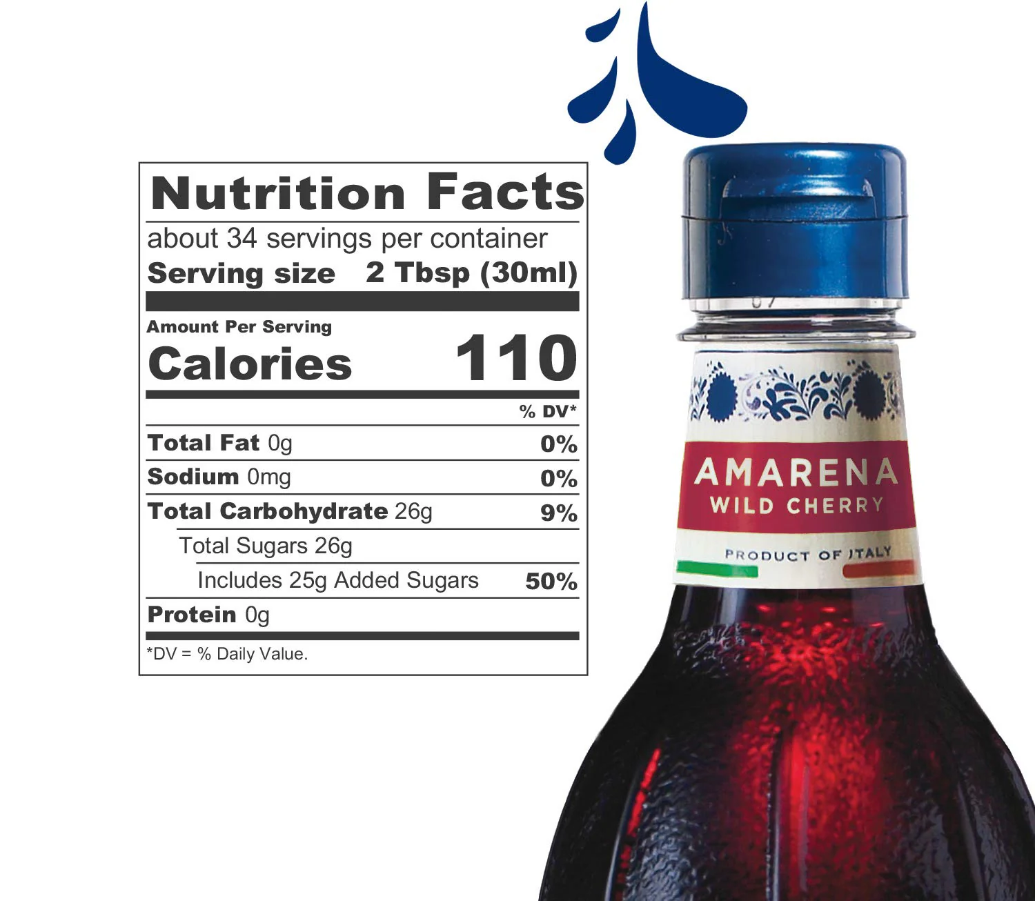 Fabbri Flavoring Syrup, Amarena Cherry, Made in Italy, 33.8 Ounce (1 Liter) - Ships Free Within Canada on Orders Above CAD $199 - Image 5