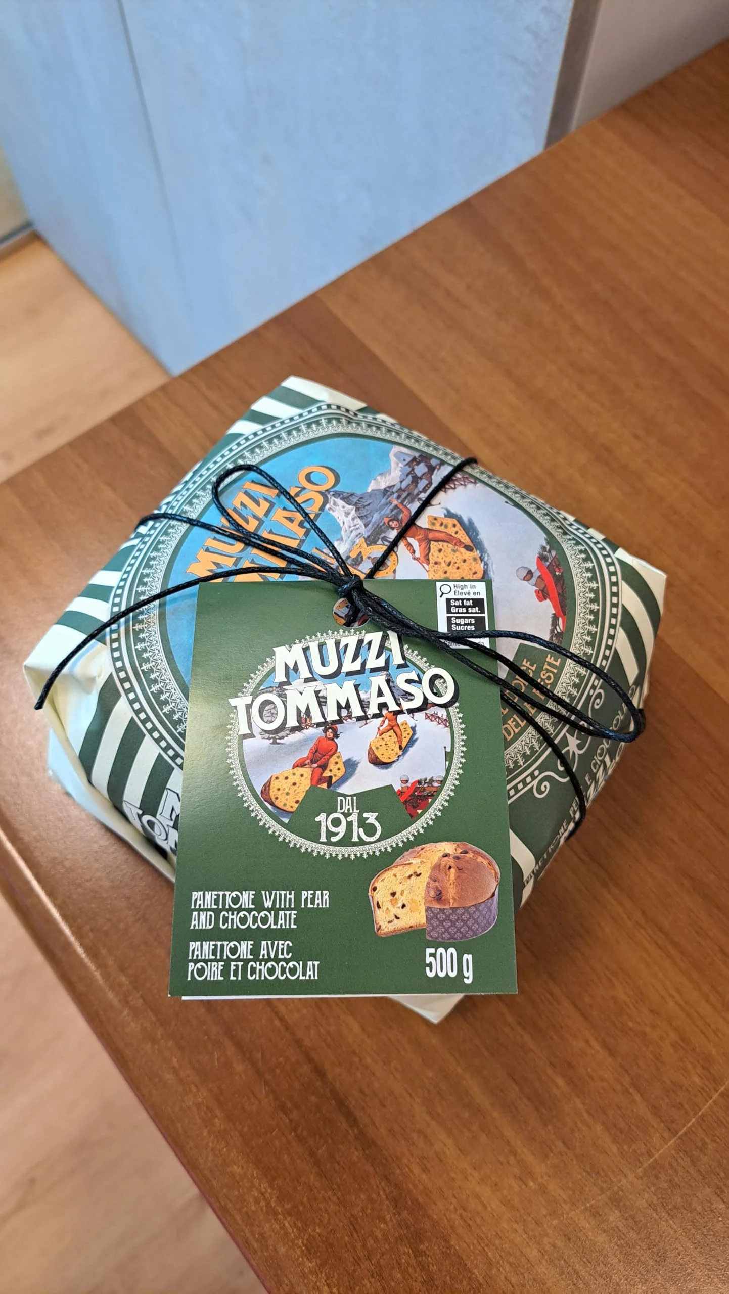 Fabbri – Tommaso Muzzi – Panettone – Pear & Chocolate – 1.1 lb - Canadian Distribution - Ships Free Within Canada on Orders Above CAD $199 - Image 2
