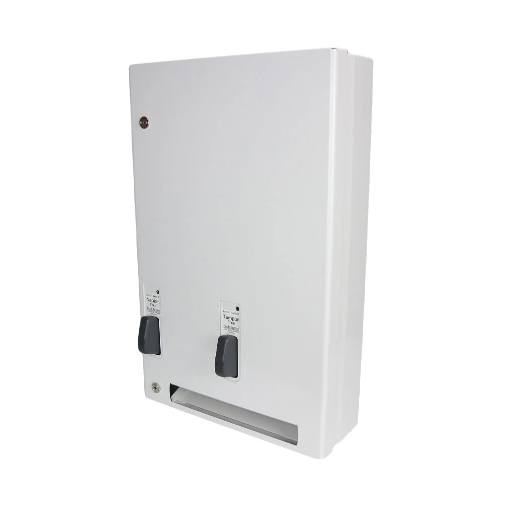 Feminine Product Dispenser Free Push Button for Pads and Tampons - Sold By The Case - Image 2