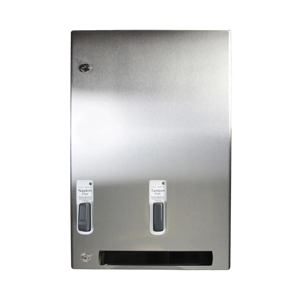 Feminine Product Dispenser Free Push Button for Pads and Tampons - Sold By The Case - Image 8