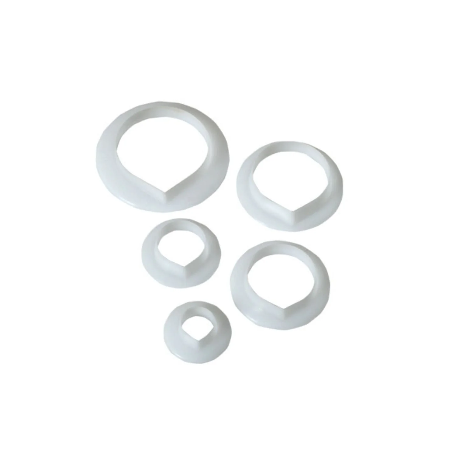 FMM SUGARCRAFT Rose Petal Cutters (set of 5) (Clearance) - Canadian Distribution - Ships Free Within Canada on Orders Above CAD $199 - Image 2
