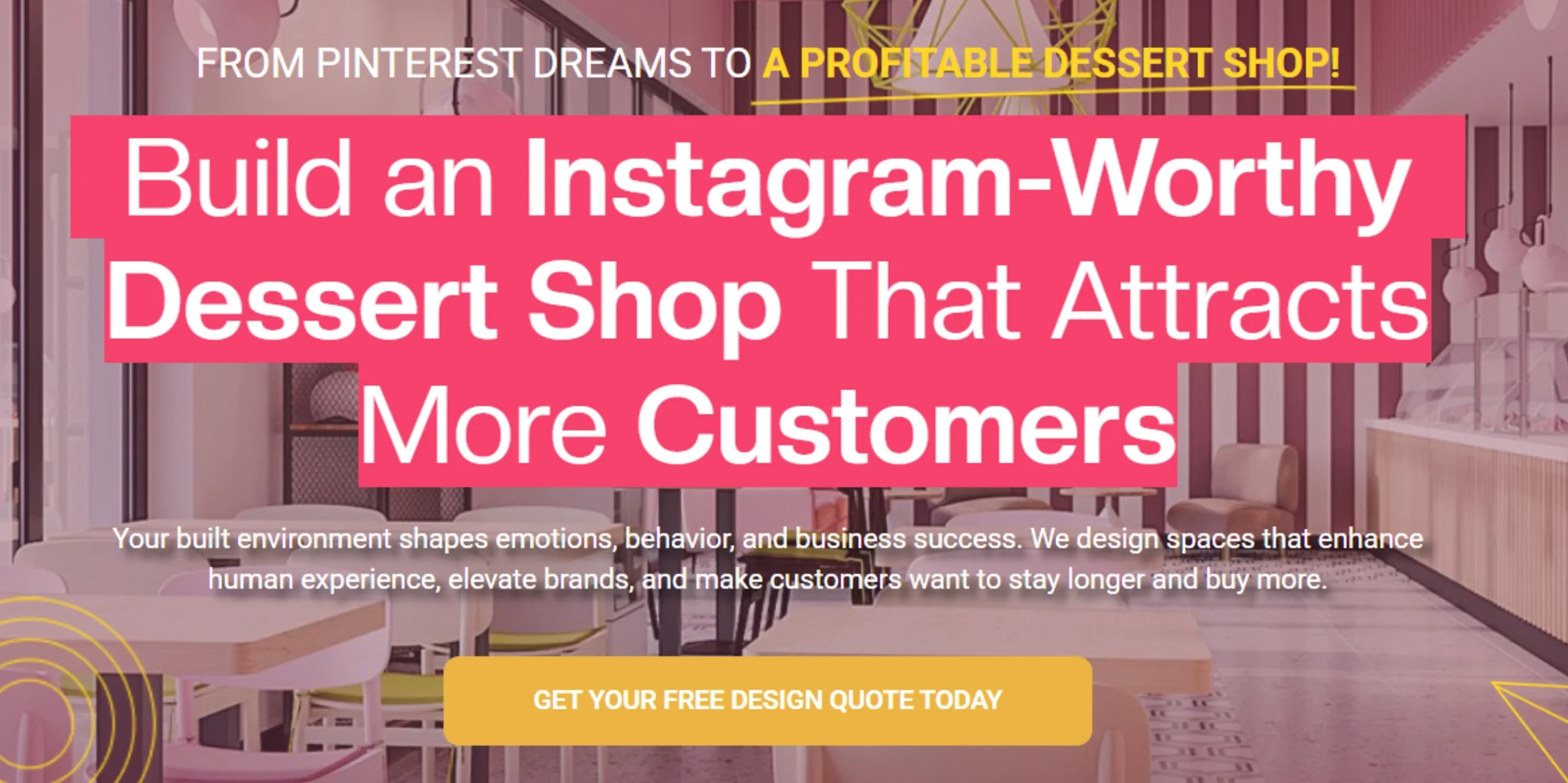 Franchise Style Store Design Services - New Store or Remodel/Rebrand Existing Business