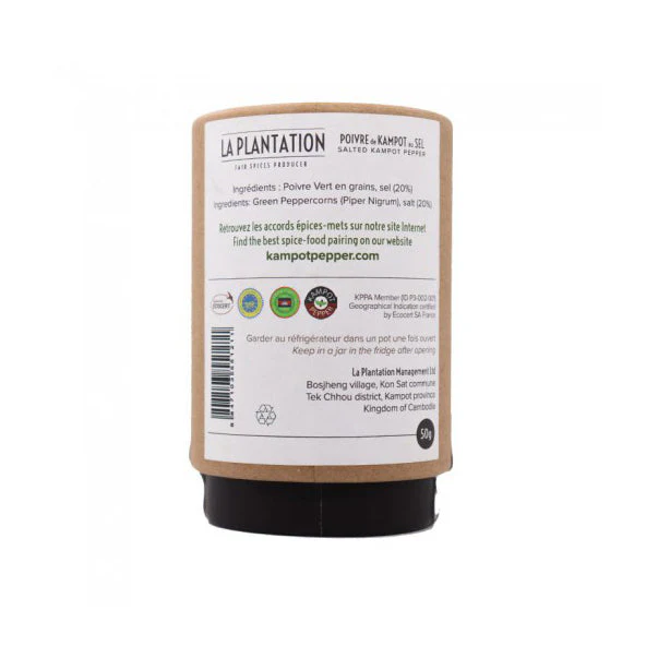 Fresh Salted Kampot Pepper – Organic Whole Peppercorns by La Plantation - Canadian Distribution - Ships Free Within Canada on Orders Above CAD $199 - Image 2