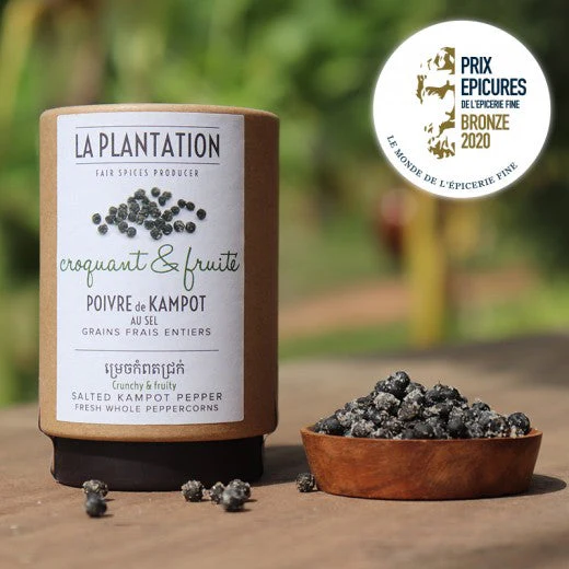 Fresh Salted Kampot Pepper – Organic Whole Peppercorns by La Plantation - Canadian Distribution - Ships Free Within Canada on Orders Above CAD $199 - Image 3
