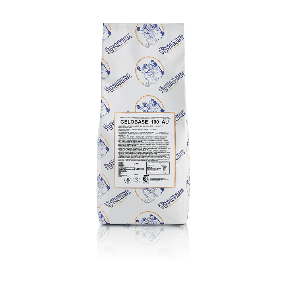 "PRE-ORDER" Gelobase 100 AU - Gelato Bases - Milk Bases - Hot Process - Case of 8 x 2 KG bags - Rubicone Canada - Ships Free Within Canada on Orders Above CAD $199 - Image 2