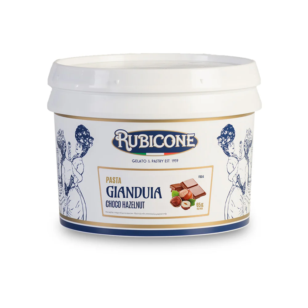 "PRE-ORDER" Gianduia (Choco-Hazelnut) Paste - Classic Gelato Pastes - Case of 2 x 3 KG Buckets - Rubicone Canada - Ships Free Within Canada on Orders Above CAD $199 - Image 2