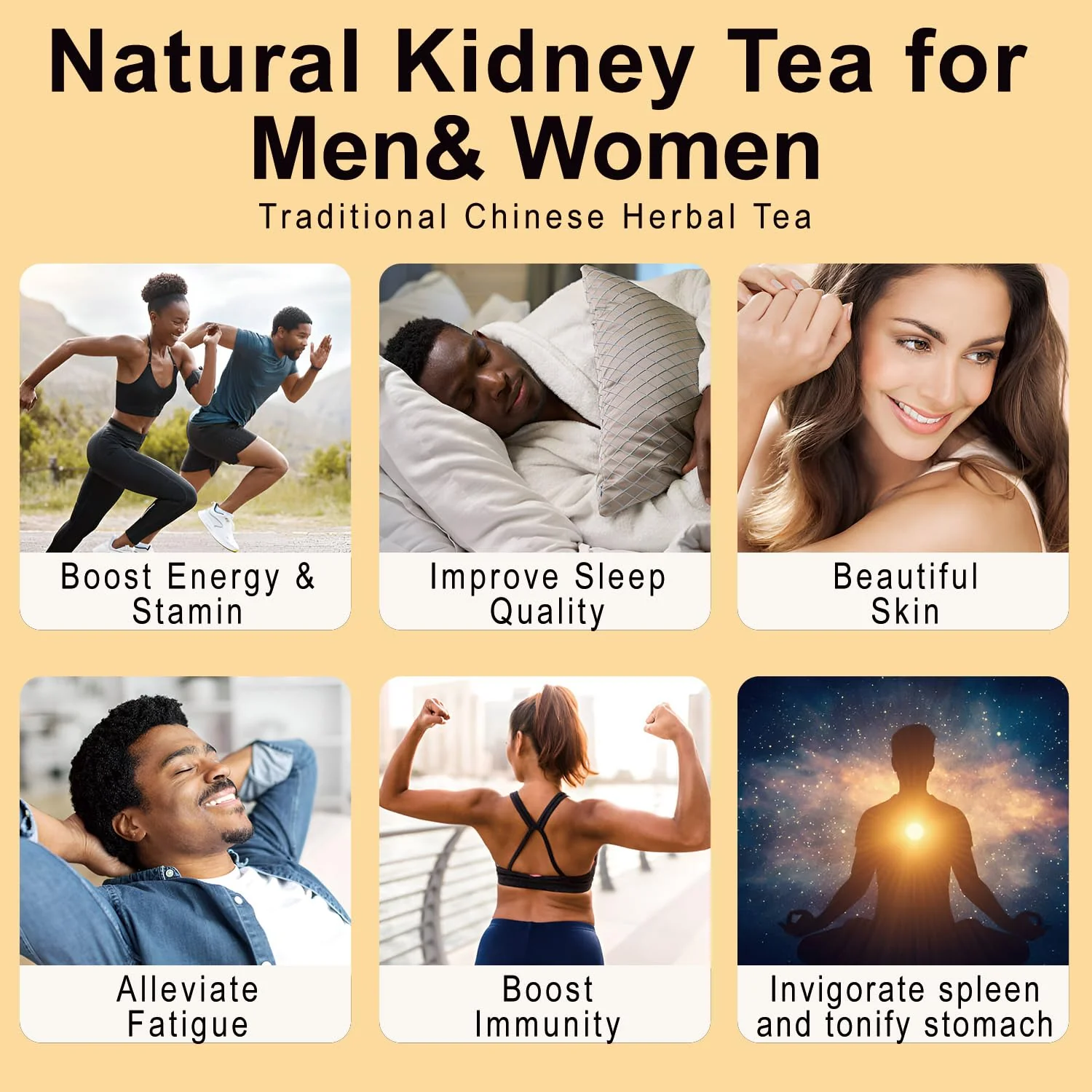 Ginseng Five Treasures โ Kidney Tea โ Herbal Detox Tea โ 2 Pack (50 pcs) - Canadian Distribution - Ships Free Within Canada on Orders Above CAD $199 - Image 3